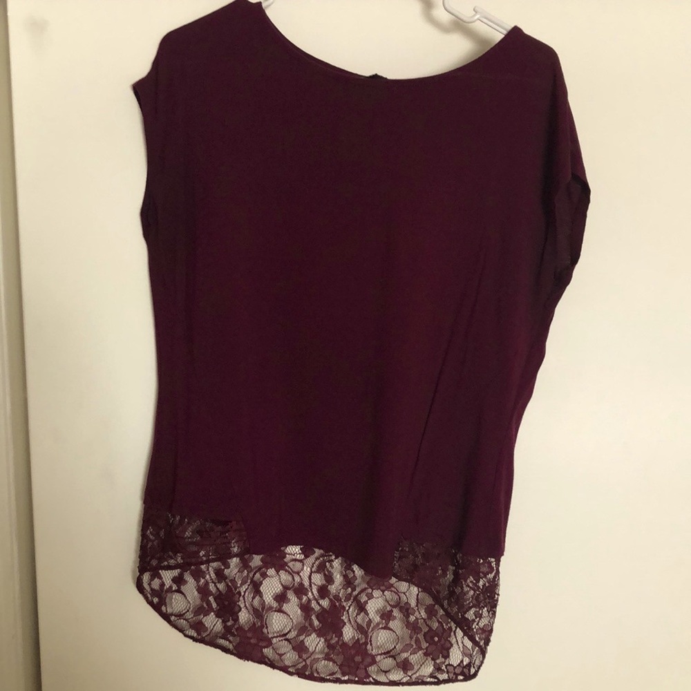 Burgundy Blouse